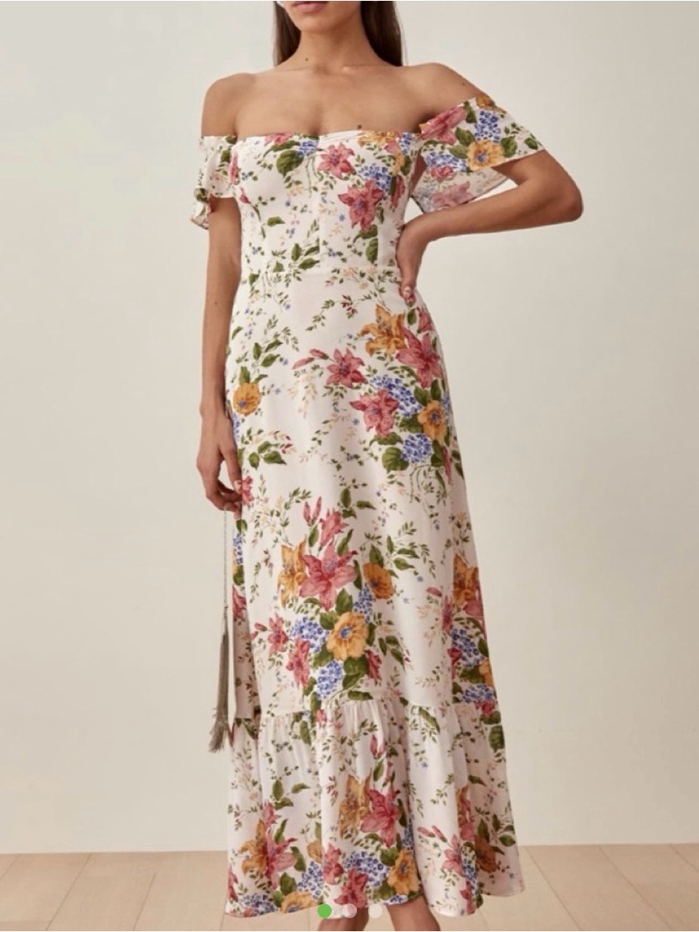 Reformation Marie Antoinette Butterfly Dress